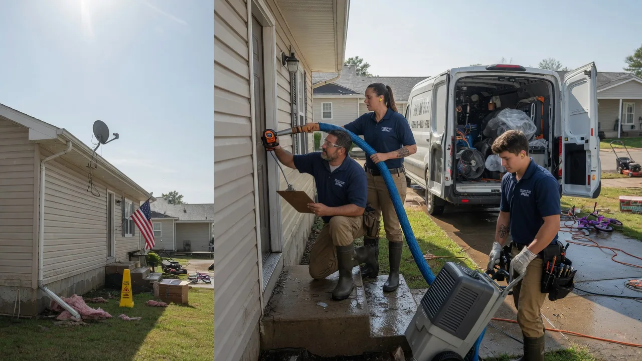Ceiling Water Damage Restoration in Odon, IN near me